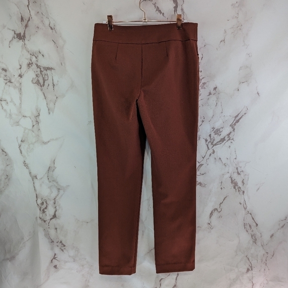 Chicos Pant Women 00 2 Rust Red So Slimming Stretch Skinny Ankle Pull On High - Picture 5 of 10